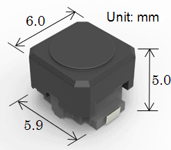 开发并开始量产 TACT Switch™ 柔软触感表面贴装型“SKPS系列”